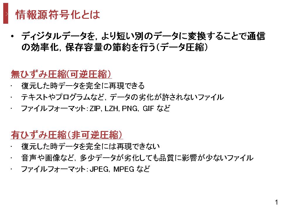 情報源符号化 | 早稲田大学 松嶋研究室 | 情報理論とその応用に関する研究